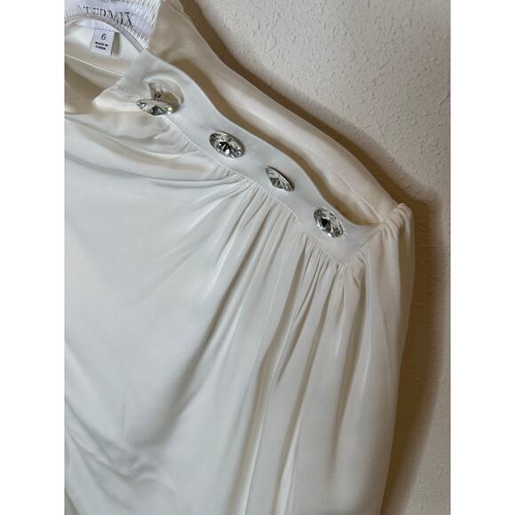 Intermix silk Monica silk blouse -size 6 - Picture 2 of 4